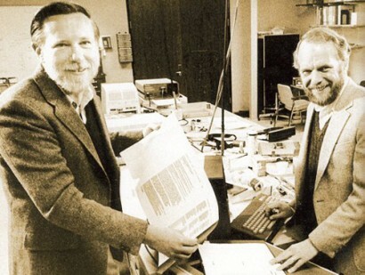 John Warnok en Charles Gecshke, oprichters van het Adobe-bedrijf