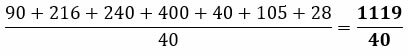 Esempio di addizione di frazioni con numeri interi