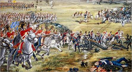 คำจำกัดความของ Battle of Waterloo
