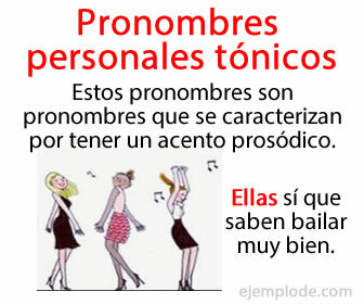 Example of Tonic Personal Pronouns