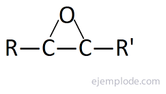 Structure of an epoxide