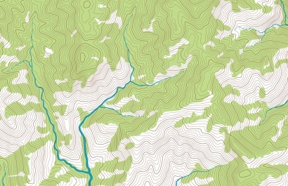 Topographic map