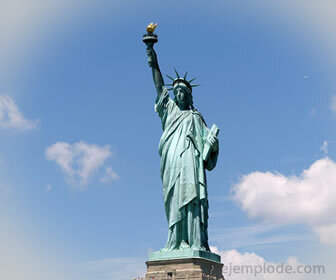 The statue of liberty has copper oxide