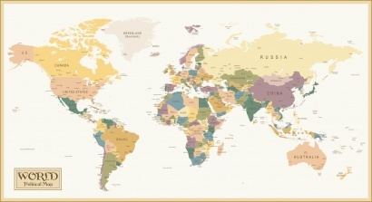 Κόσμος-χάρτης-copmleto-χώρες-κόσμος