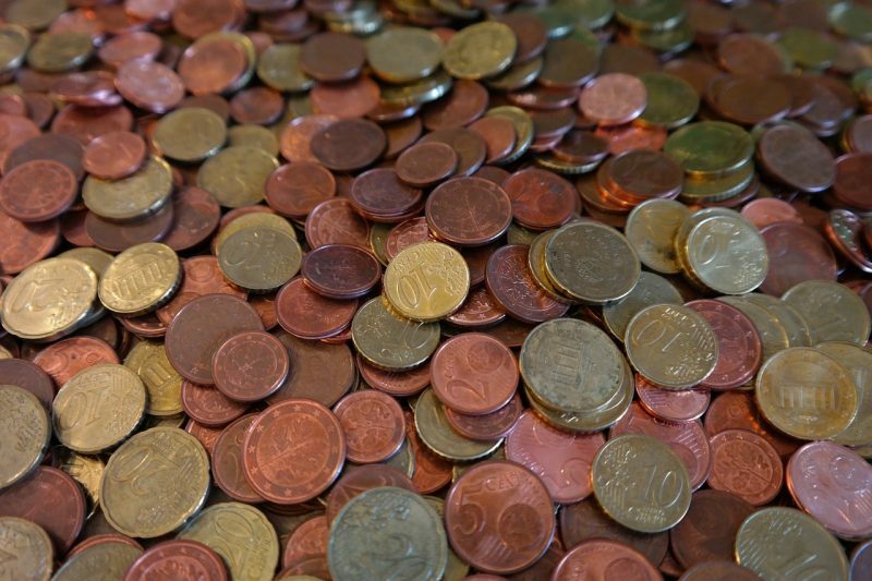 moedas de cobre