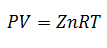 Ecuația factorului de compresibilitate pentru calcularea gazelor reale