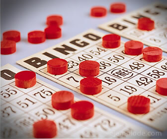 Bingo é um jogo comum na América