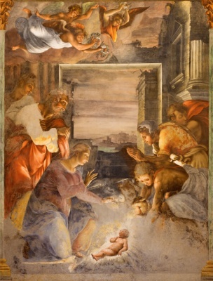 Manger-2-painting-fresco