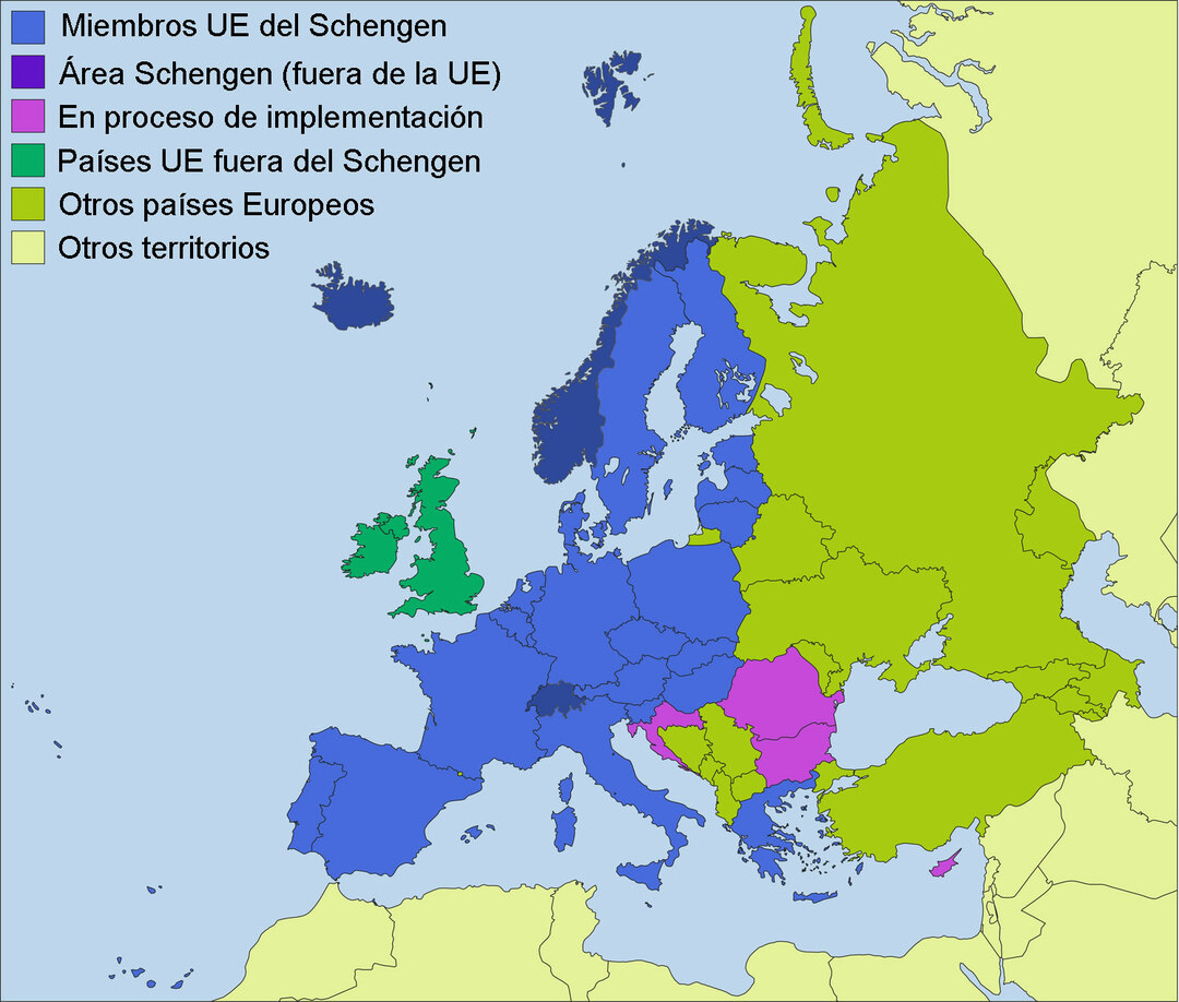 Definition af Schengen-aftalen