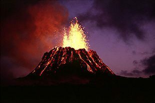 Definition av vulkanutbrott