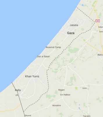 Определение на ивицата Газа