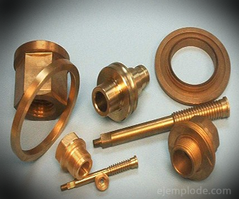 Peças de tubos e conectores feitos de bronze