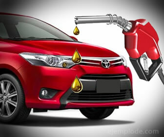 Bensin merupakan turunan dari minyak bumi yang digunakan untuk memperoleh energi pada mobil.