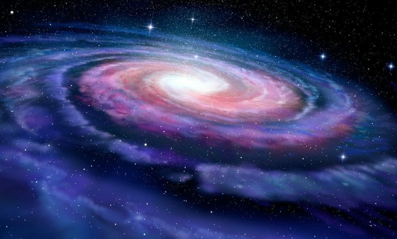 galaktika - piena ceļš (ilustrācija)