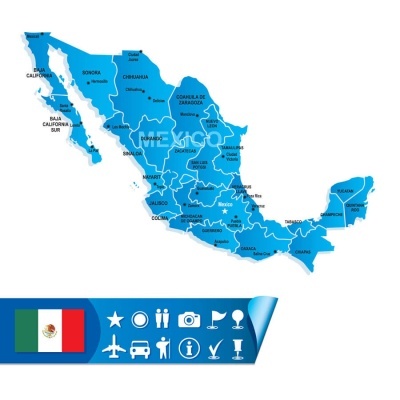 Картата на Мексико