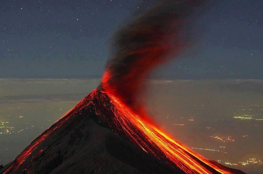 Fuego vulkan - geotermisk energi