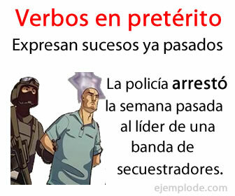 Example of Verbs in Past or Preterite