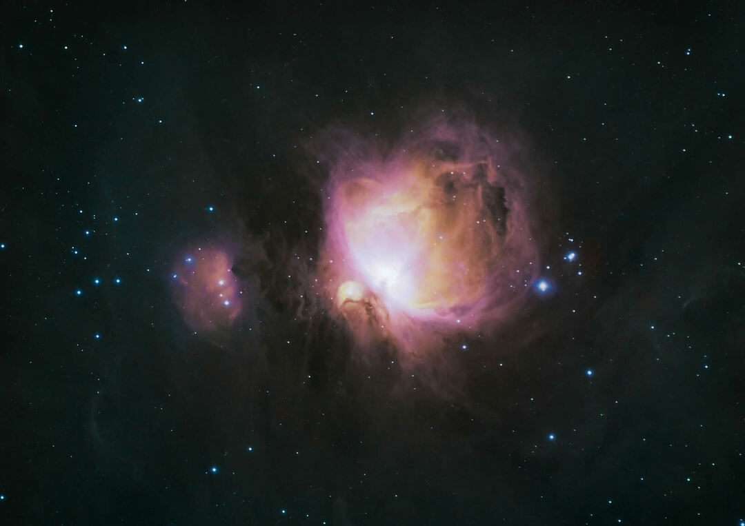 Definice mlhoviny v Orionu
