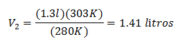Calcul de V2 dans l'exemple 1