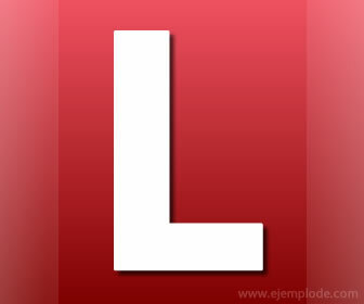 Picture of letter L
