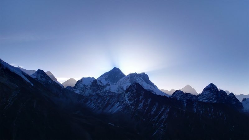 Mount Everest - Beispiele für Berge