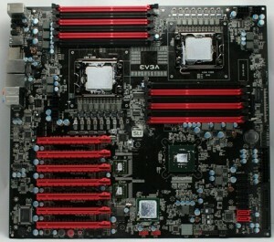 Typical example of a computer motherboard. 