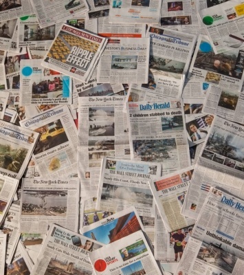 Huracan-Sandy-2-újságok borítói