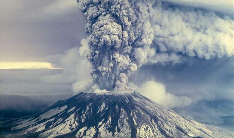 Извержение вулкана - энтропия
