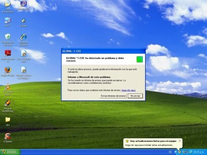 Um dos primeiros sintomas de que temos um vírus é que o sistema operacional começa a ter erros, agora seria uma boa ideia deixar nosso antivírus fazer uma varredura profunda de nosso PC. Sistemas operacionais como o Windows XP são especialmente vulneráveis, devido à falta de suporte da Microsoft.