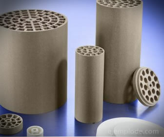 Cerâmica de silicato permite isolamento de alta temperatura dos componentes