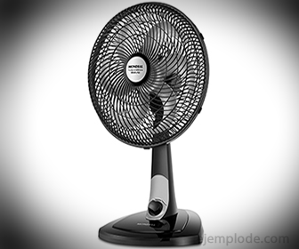 Fan works with electricity