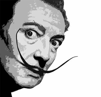 Portrait Salvador Dalí