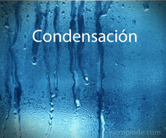 Condensation is the transition from a gaseous state to a solid.