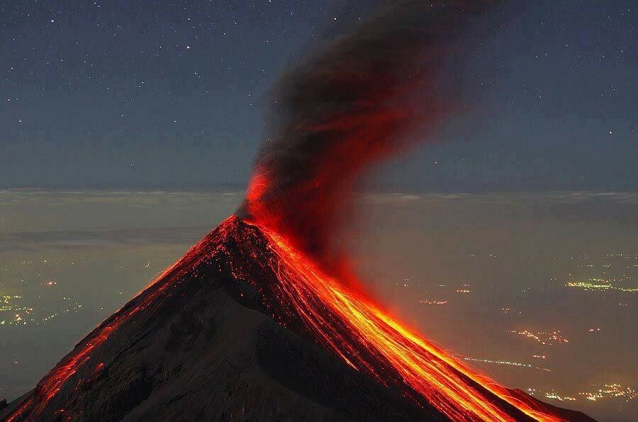 Огненный вулкан