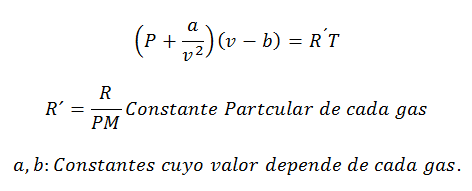 Van der Waalsova jednadžba