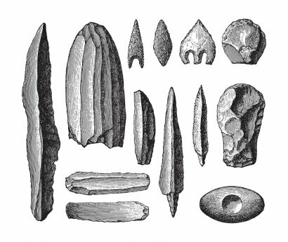 Definizione di età della pietra Stone